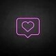 Love letter' neon sign