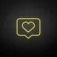 Love letter' neon sign