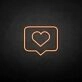 Love letter' neon sign