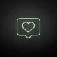Love letter' neon sign