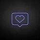 Love letter' neon sign