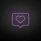 Love letter' neon sign