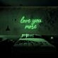 Love You More Neon Sign for Romantic and Loving Spaces
