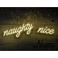 Naughty Nice Neon Sign for Festive and Fun Spaces