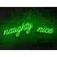 Naughty Nice Neon Sign for Festive and Fun Spaces