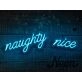 Naughty Nice Neon Sign for Festive and Fun Spaces