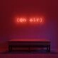 On Air V1 Neon Sign for Studios and Broadcasting Spaces