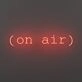On Air V1 Neon Sign for Studios and Broadcasting Spaces