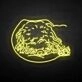 Teddy dog' neon sign