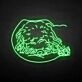 Teddy dog' neon sign