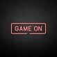 'Play on' neon sign