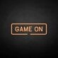 'Play on' neon sign