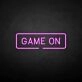 'Play on' neon sign
