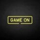 'Play on' neon sign