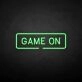 'Play on' neon sign