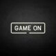 'Play on' neon sign