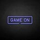 'Play on' neon sign