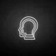 'HEAD' neon sign