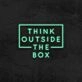 Think Outside The Box Neon Sign v2 for Inspirational and Creative Spaces