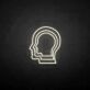 'HEAD' neon sign