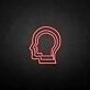 'HEAD' neon sign