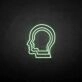'HEAD' neon sign