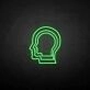 'HEAD' neon sign