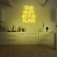 This Must Be The Place Neon Quotes Party V3 Neon Sign for Fun Spaces