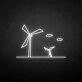 'Windmill' neon sign