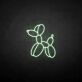 'Balloon dog' neon sign
