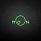 'Moon circle' neon sign