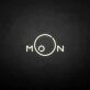 'Moon circle' neon sign