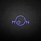 'Moon circle' neon sign