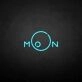 'Moon circle' neon sign
