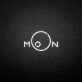 'Moon circle' neon sign