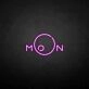 'Moon circle' neon sign