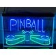 Pinball Machine Dual LED Neon Sign for Gaming and Fun Spaces