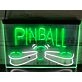 Pinball Machine Dual LED Neon Sign for Gaming and Fun Spaces