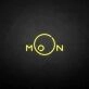 'Moon circle' neon sign