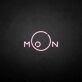 'Moon circle' neon sign