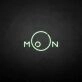'Moon circle' neon sign