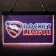 Rocket League Dual LED Neon Sign for Gaming Fans