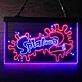 Splatoon 2 Dual LED Neon Sign for Gaming Fans