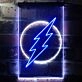 The Flash Logo Dual LED Neon Sign for Superhero Fans
