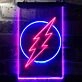 The Flash Logo Dual LED Neon Sign for Superhero Fans