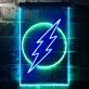 The Flash Logo Dual LED Neon Sign for Superhero Fans