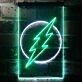 The Flash Logo Dual LED Neon Sign for Superhero Fans