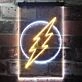 The Flash Logo Dual LED Neon Sign for Superhero Fans