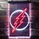 The Flash Logo Dual LED Neon Sign for Superhero Fans