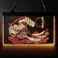 The Great Wave Off Kanagawa Japan Dual LED Neon Sign for Artistic and Cultural Spaces
